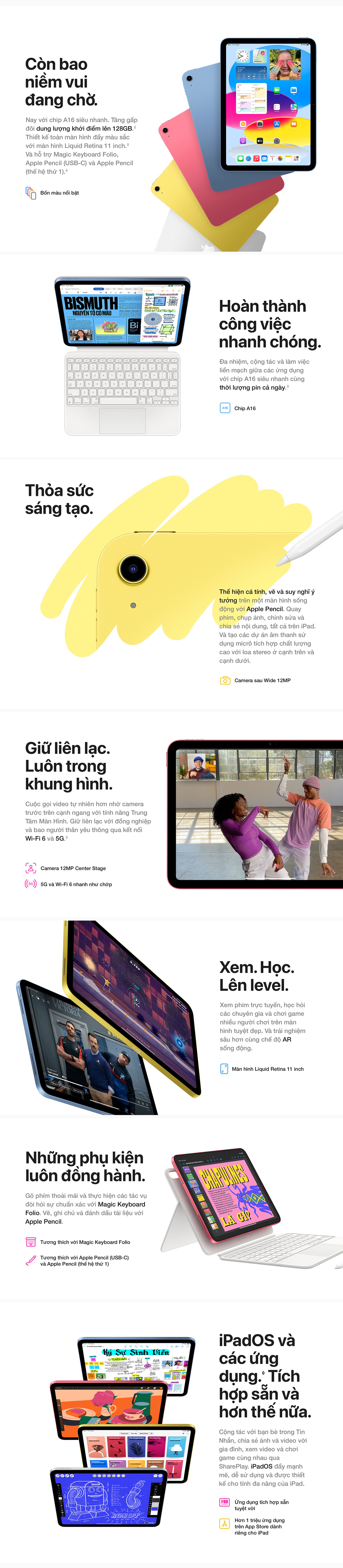 iPad 11 (A16) 5G 512GB - Thông Số Kỹ Thuật iPad 11 (A16) 5G 512GB - Thông Số Kỹ Thuật