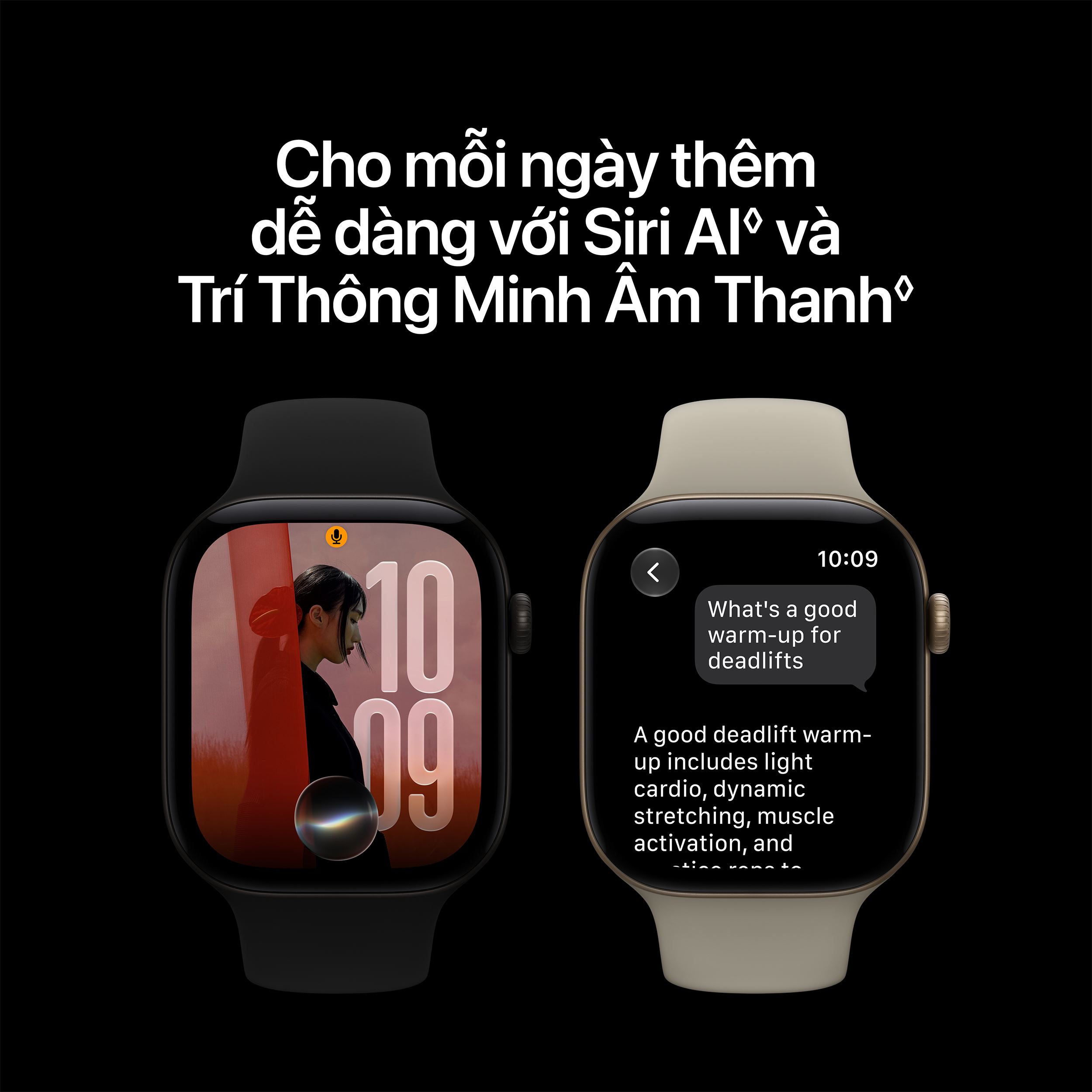 Apple Watch Series 12 GPS + Cellular 42mm viền Titanium dây silicone - Siri AI (Nguồn: Apple.com)
