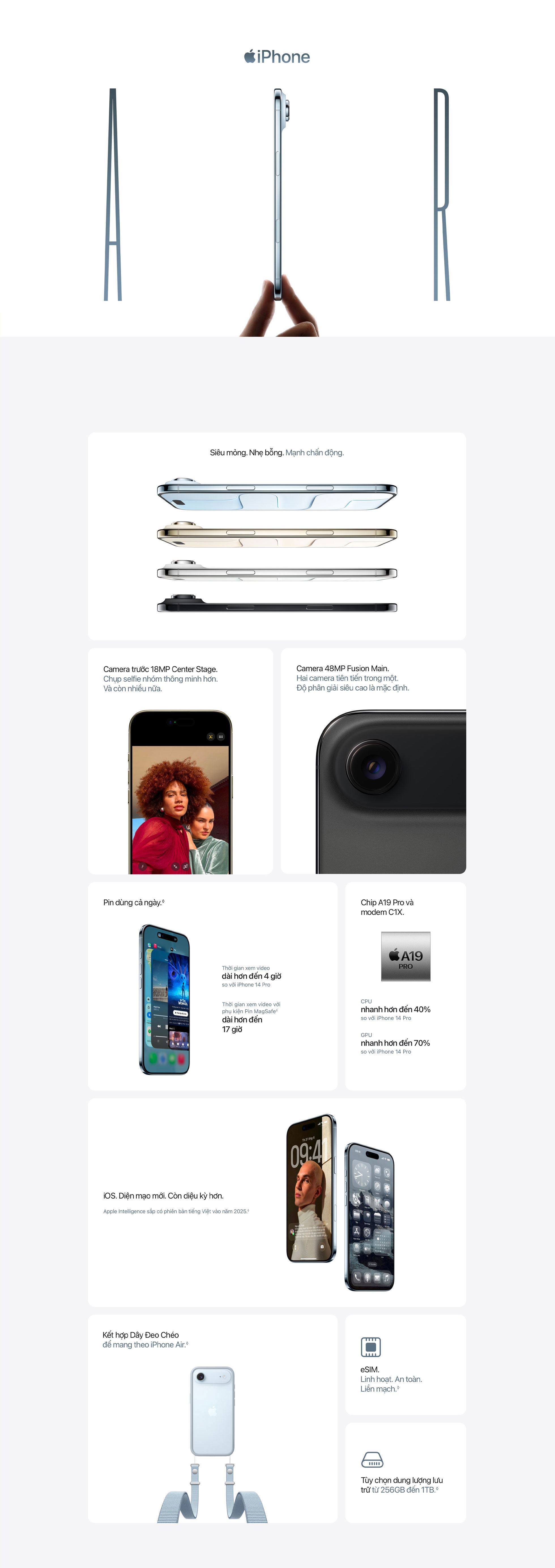 iPhone Air - Giới thiệu