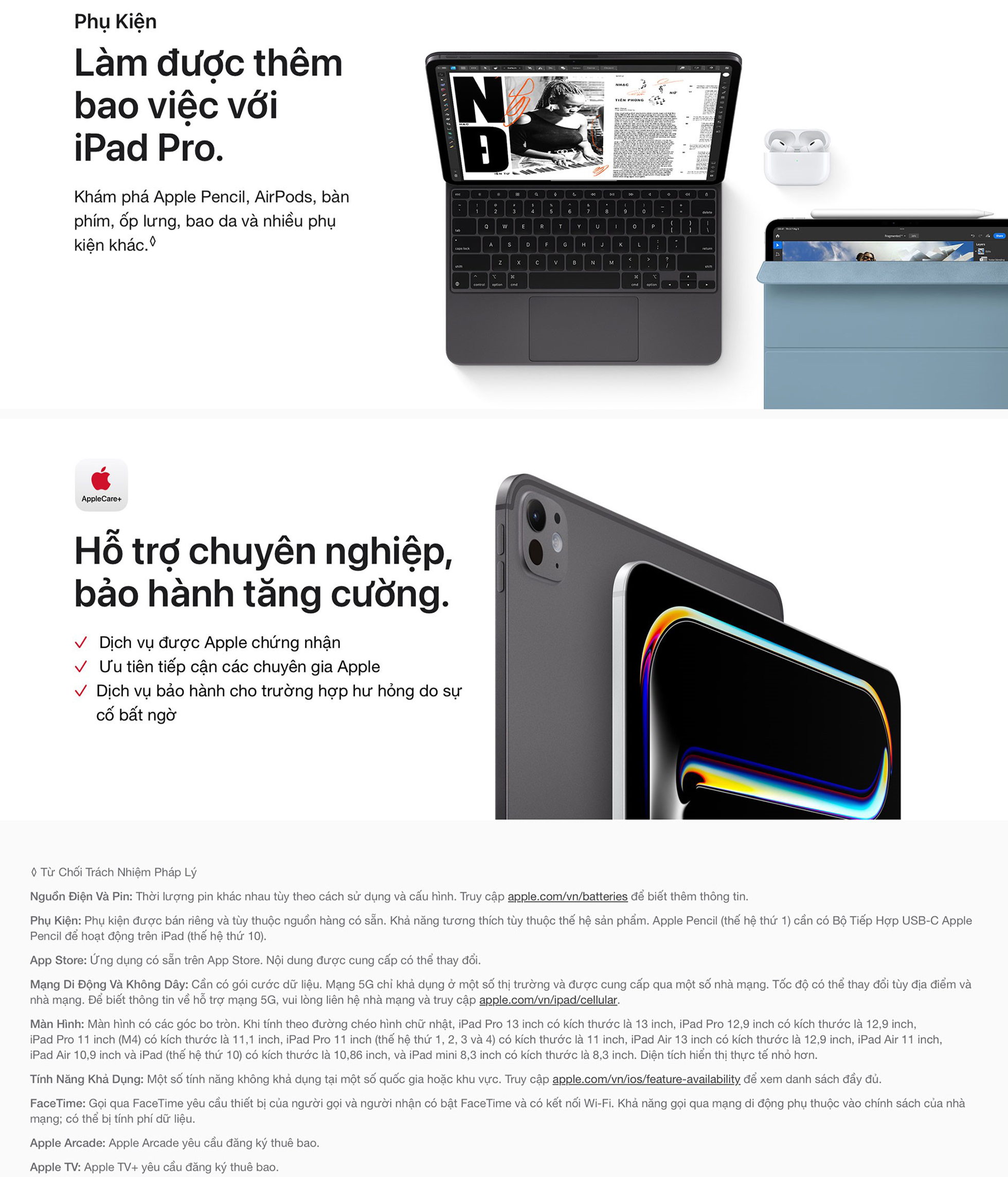 iPad Pro M4 13 inch Nano WiFi 2TB - Phụ Kiện