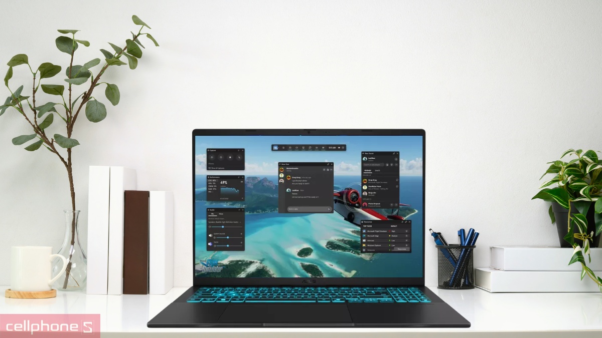 Màn hình 16.0 inch của Laptop ASUS Gaming V16 V3607VJ-TK189W