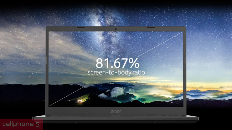 Màn hình hiển thị của laptop Acer Gaming Aspire 7 A715-59G-57TU