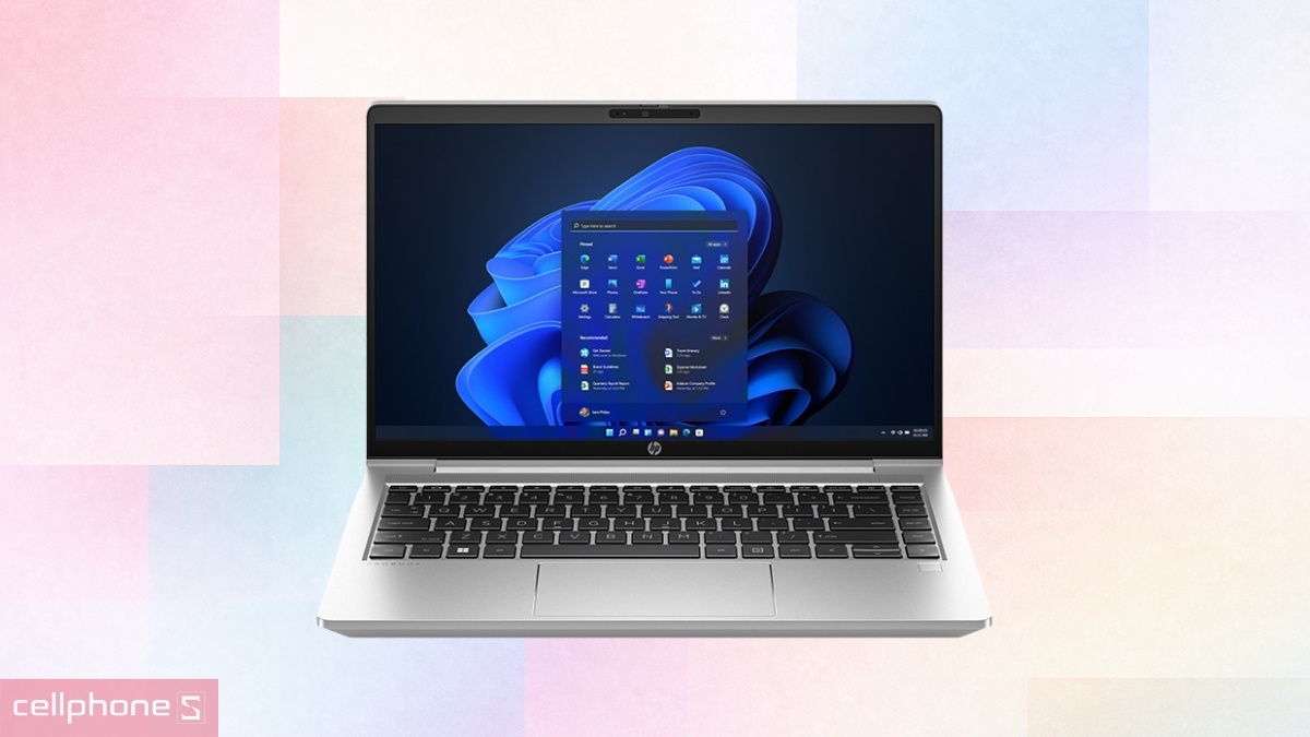 Màn hình cảm ứng sắc nét trên Laptop HP Probook 445 G10 878T9PA