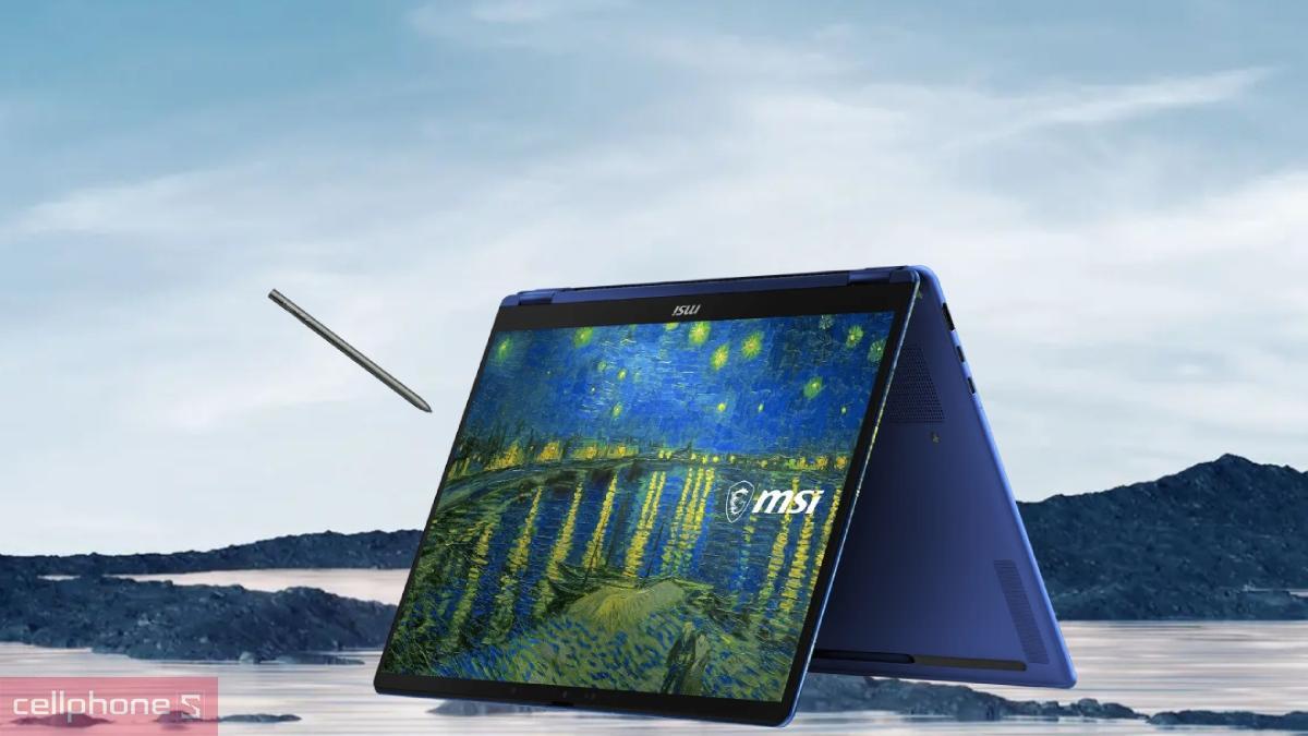 Pin laptop MSI Prestige 14 Flip AI+ Vincent Van Gogh Edition - Starry Night Over The Rhône 14T234-260VN