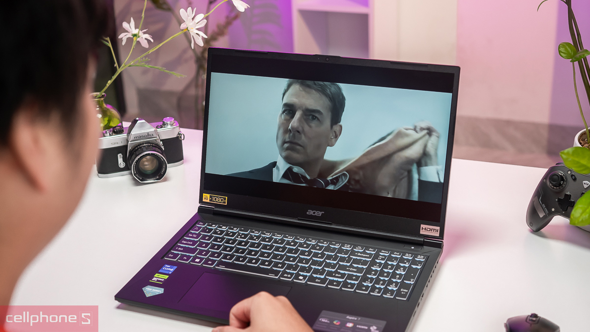 Không gian hiển thị Laptop Gaming Acer Aspire 7 A715-59G-79XF
