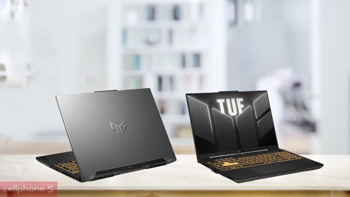 Thiết kế laptop ASUS TUF Gaming F16 FX607VJR-TU328W