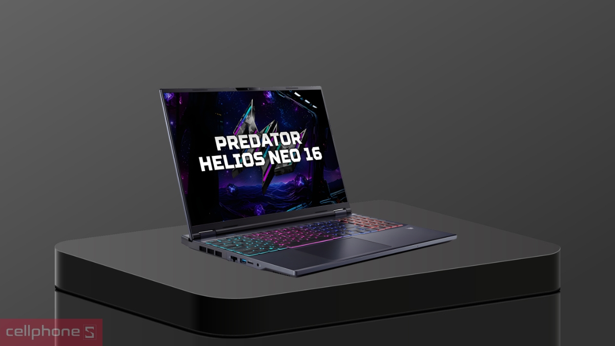 Thiết kế Laptop Acer Gaming Predator Helios Neo 16 PHN16-I31-72XE