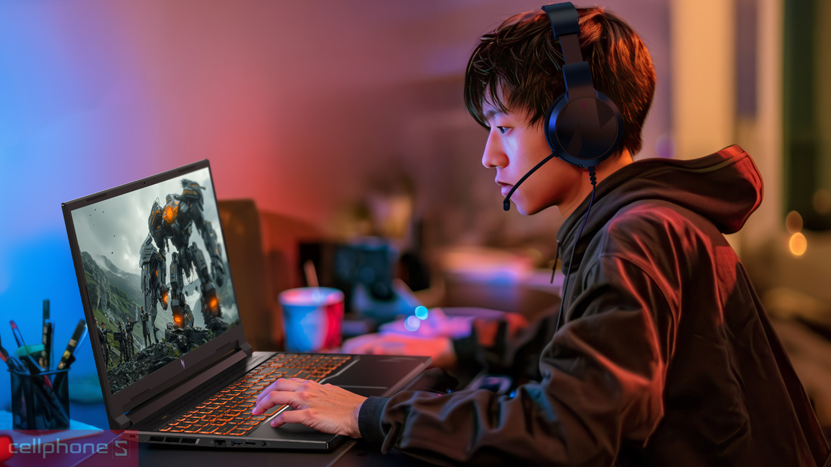 Hiệu năng laptop Acer Gaming Nitro ProPanel ANV16-72-782F