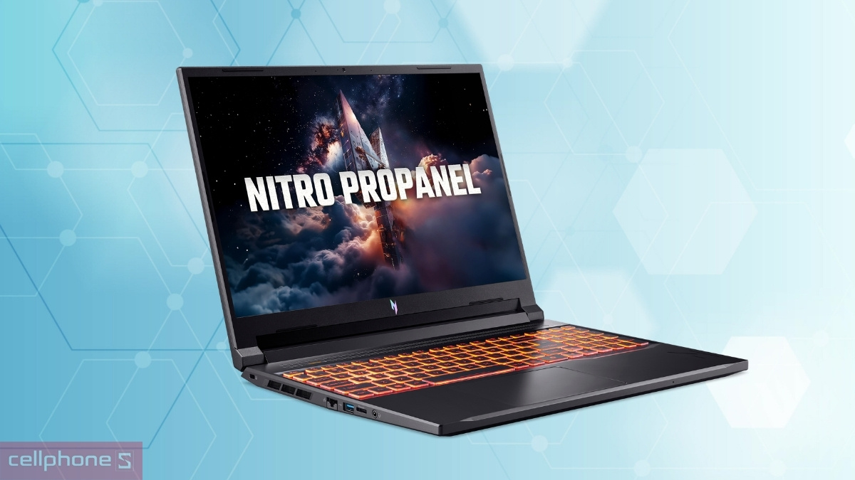 Màn hình laptop Acer Gaming Nitro ProPanel ANV16-72-782F
