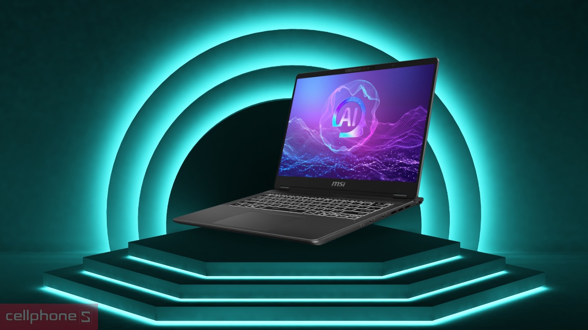 Laptop MSI Prestige 14 AI+ EVO C2VMG-020VN được tích hợp MSI AI Engine