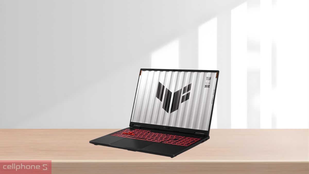 Thiết kế trên laptop ASUS TUF Gaming A16 FA608UM-RV266W