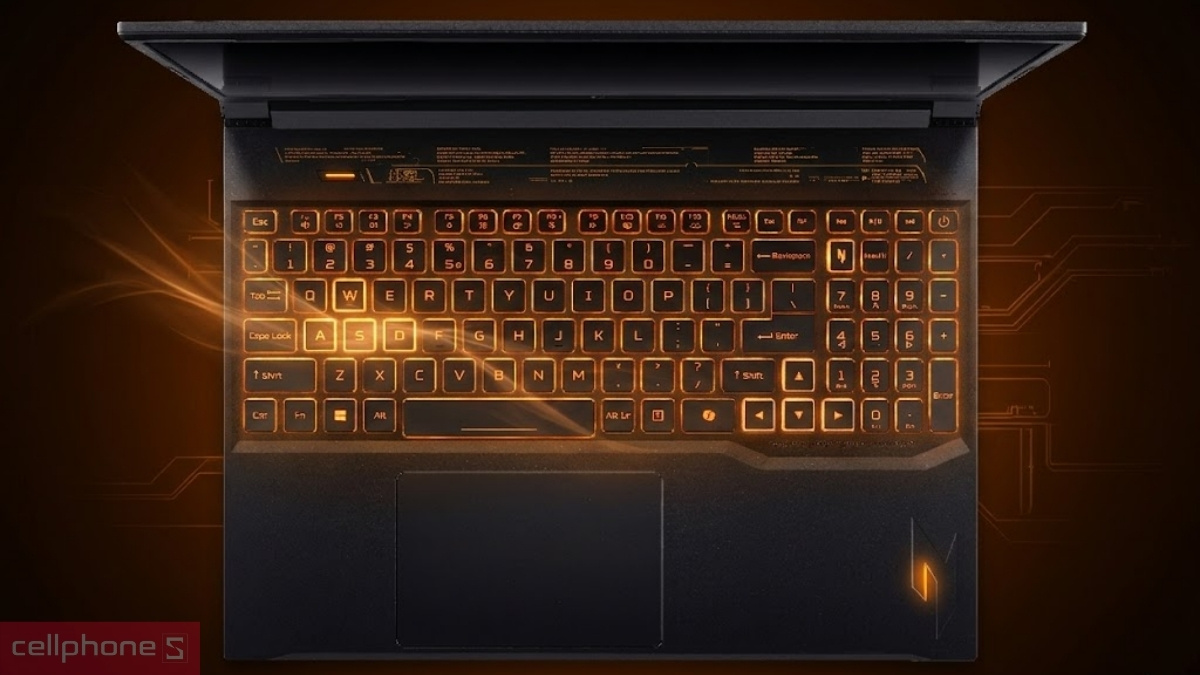 Thiết kế tinh tế Laptop Acer Nitro V 16 Propanel ANV16-72-71T9