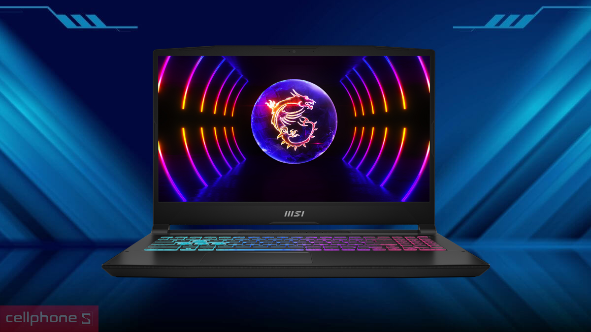Laptop MSI Katana 15 B13UDXK-2437VN sở hữu màn hình 15.6 inch