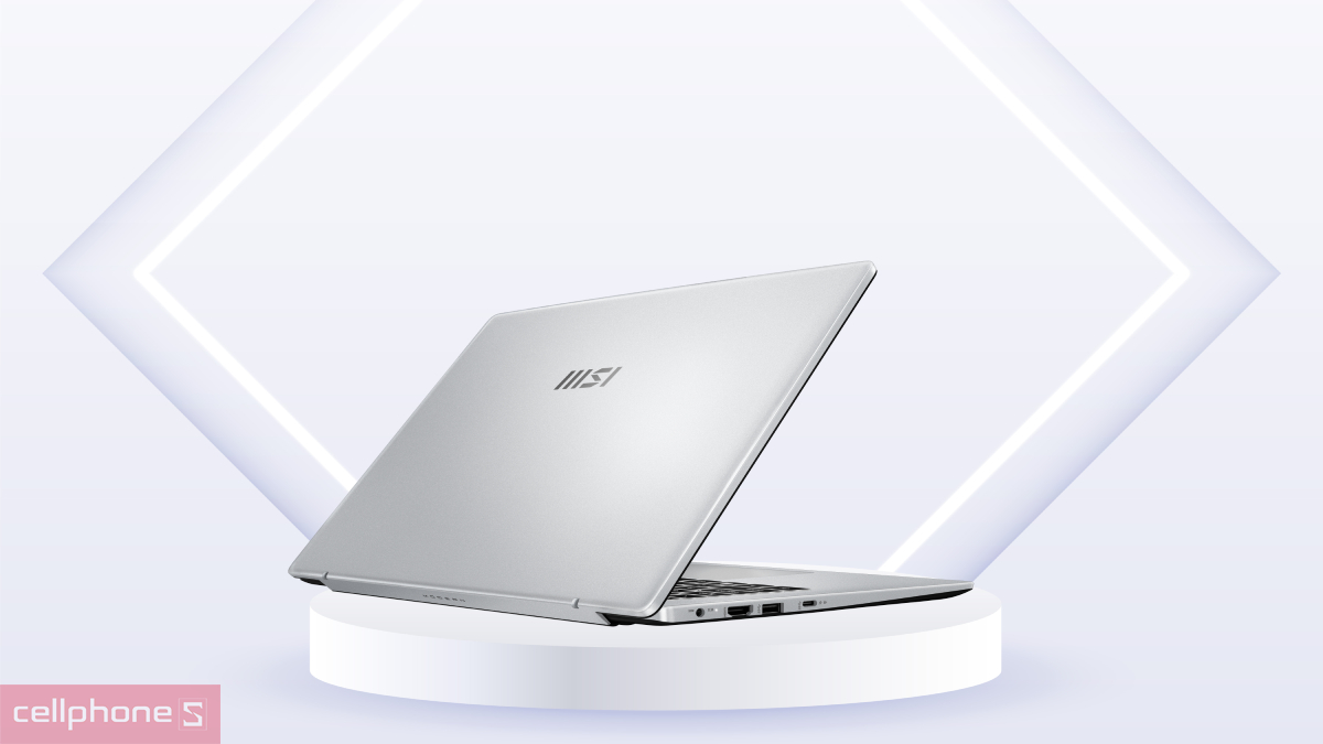 Hiệu năng xử lý ổn định của laptop MSI Modern 14 F13MG
