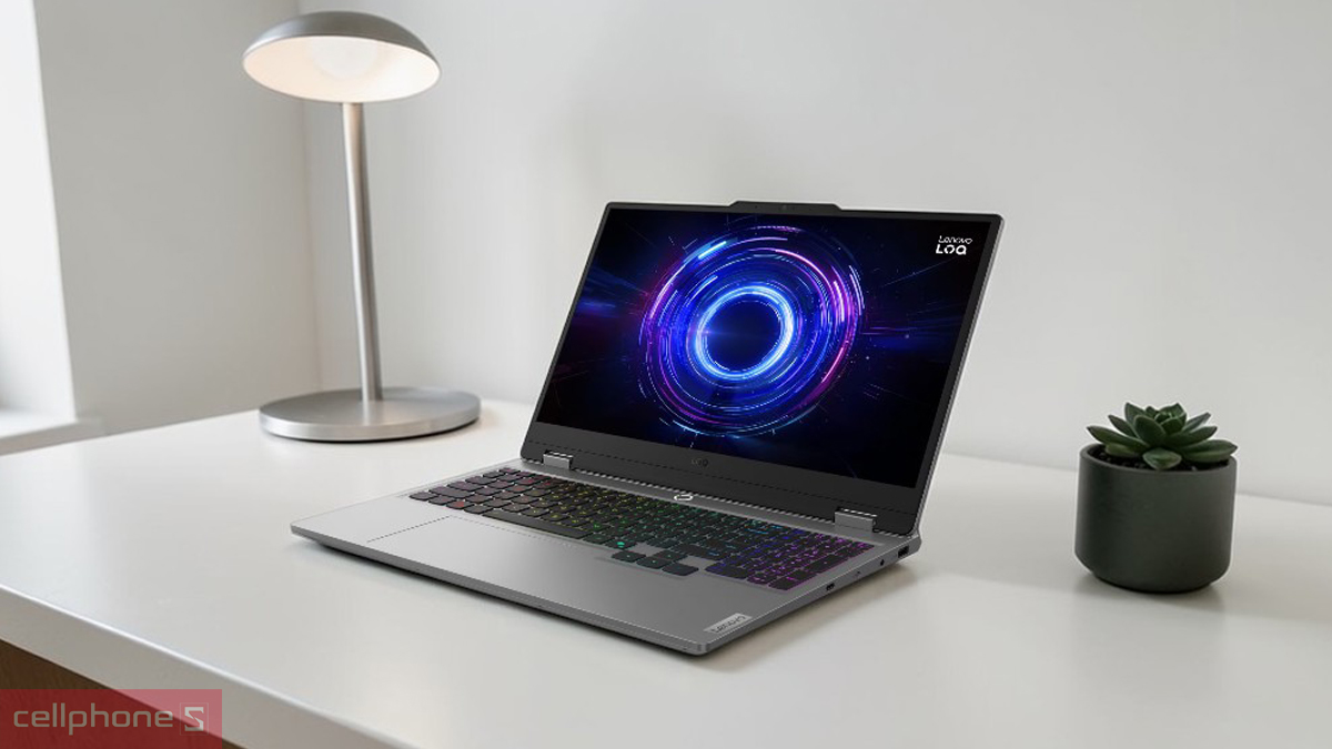 Màn hình hiển thị rõ nét của laptop Lenovo LOQ 15IRX10 83JE01AGVN