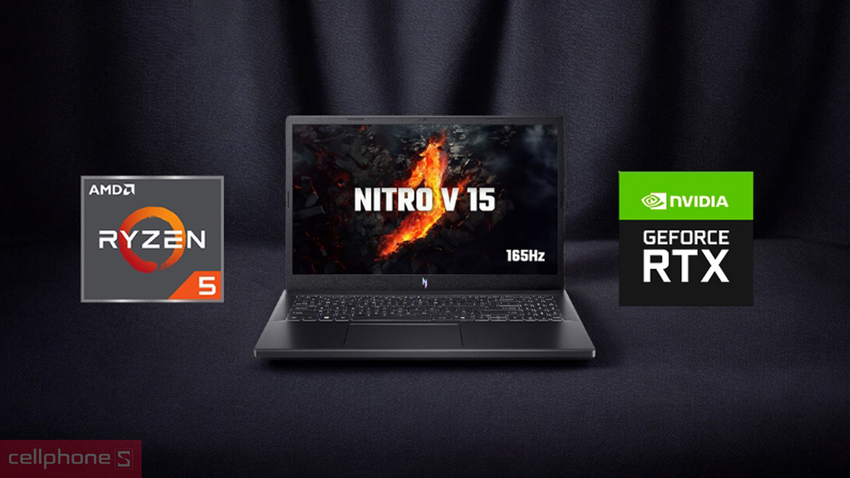 Hiệu năng xử lý, khả năng tản nhiệt của laptop Acer Gaming Nitro V 15 ANV15-41-R732