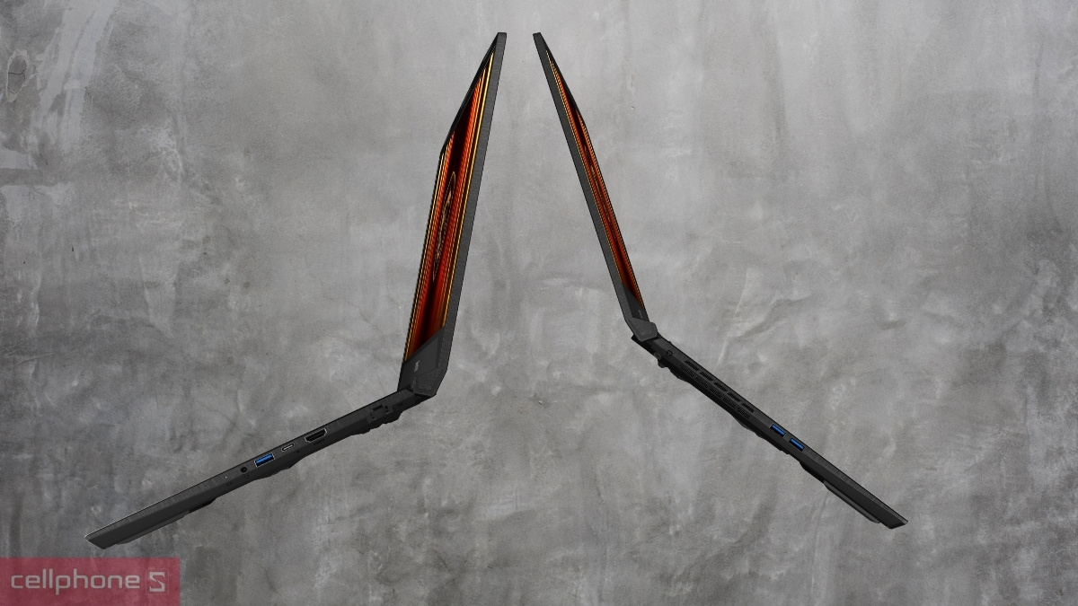 Pin, cổng kết nối của laptop MSI Katana 15 HX B14WEK-027VN
