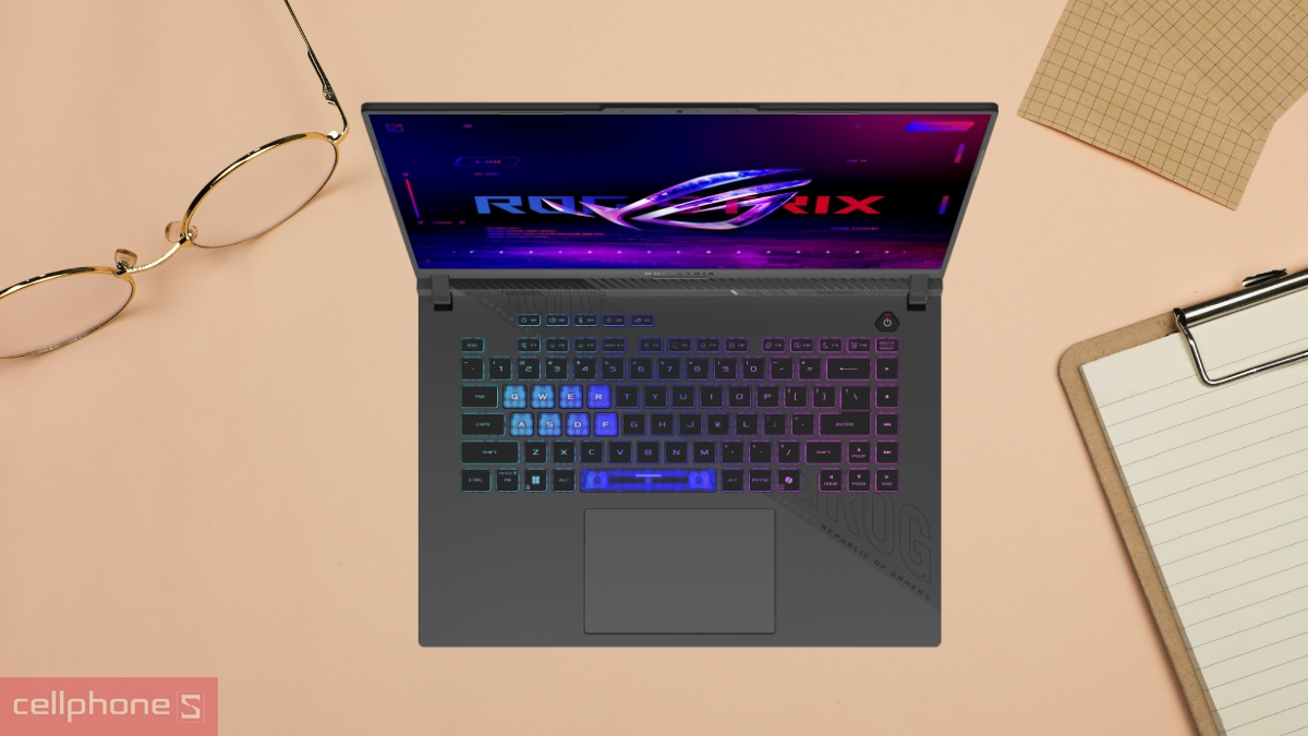 Thiết kế laptop ASUS ROG Strix G16 G614PW-TS051W