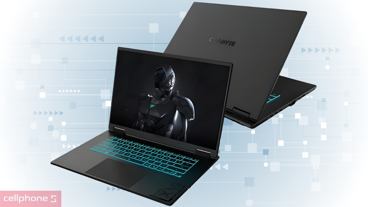 Màn hình laptop Gigabyte gaming A16 GA65H 5THP3VN893SH