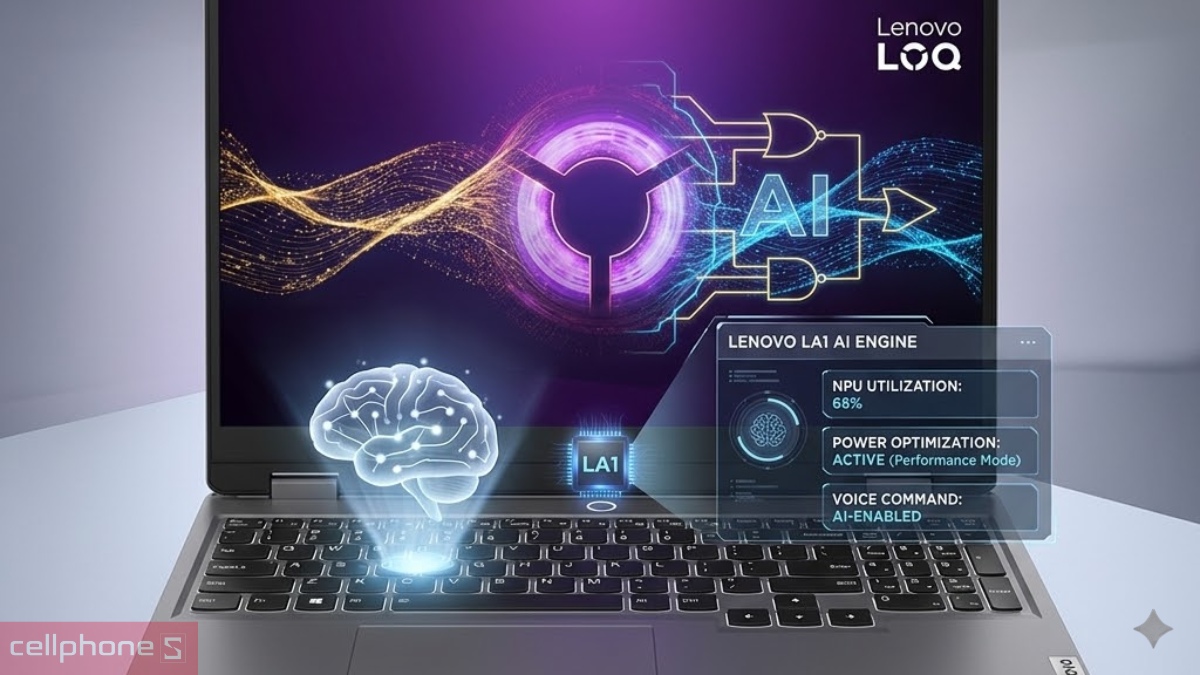 AI trên Lenovo LOQ Essential 15ARP10E 83S0000DVN