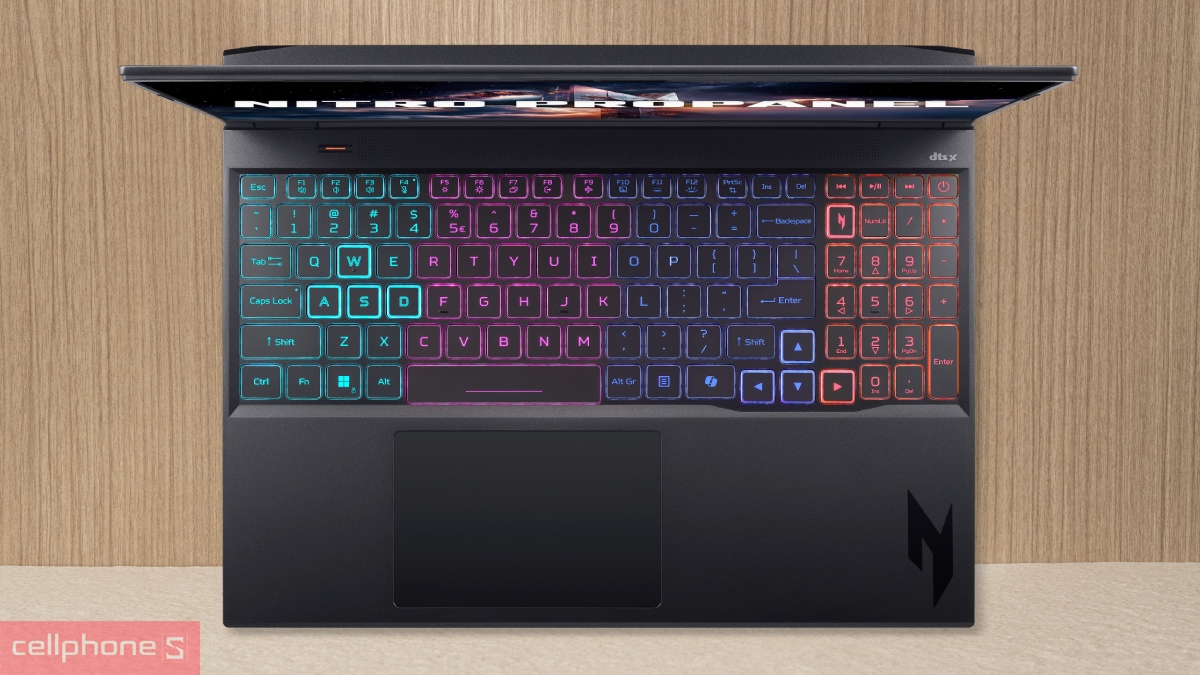 Thiết kế laptop Acer Gaming Nitro ProPanel AN16S-61-R9CN