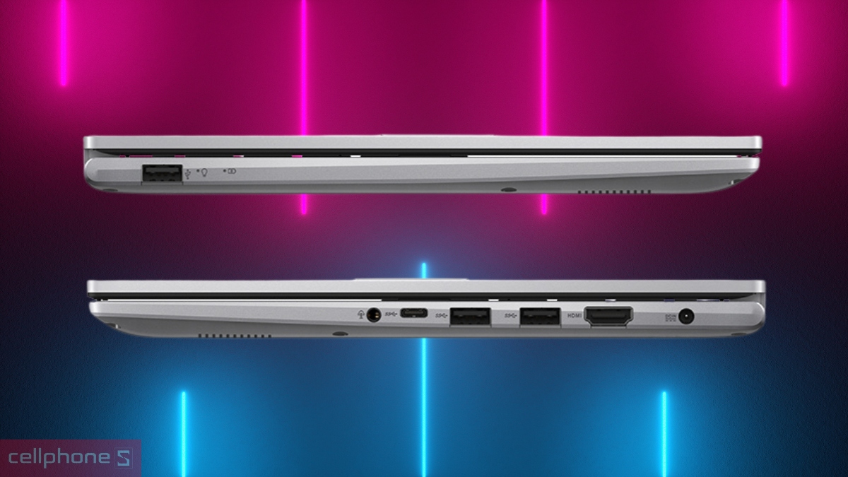 Cổng kết nối laptop ASUS VivoBook 14 X1404VA-EB609W