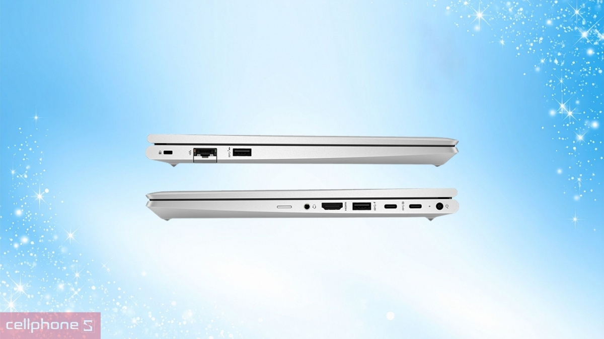 Cổng kết nối hiện đại trên Laptop HP Probook 445 G10 878T9PA