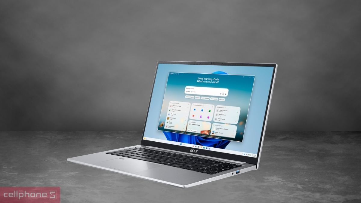 Cấu hình laptop Acer Aspire Go 15 AI AG15-52P-52WT