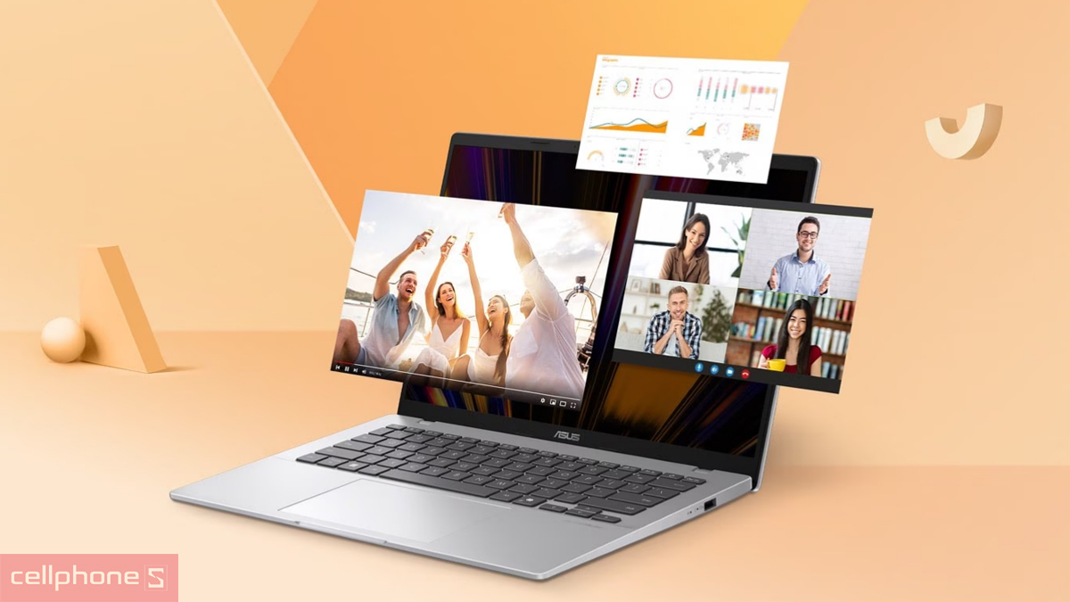 Cấu hình laptop ASUS VivoBook 14 M1407KA-LY849W Ryzen AI 5