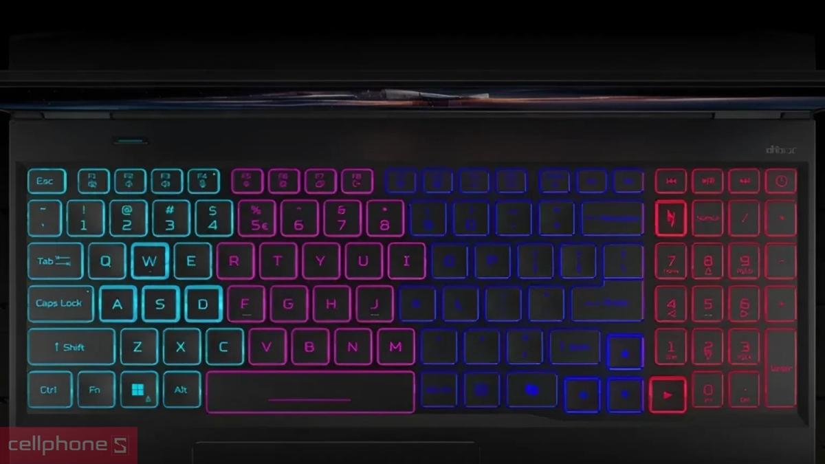 Thiết kế laptop Acer Gaming Nitro 16 AI ProPanel AN16S-61-R7ZJ