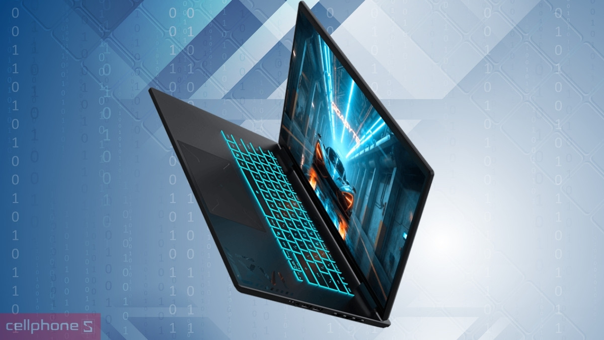Màn hình laptop Gigabyte gaming A16 GA65H 5THP3VN893SH
