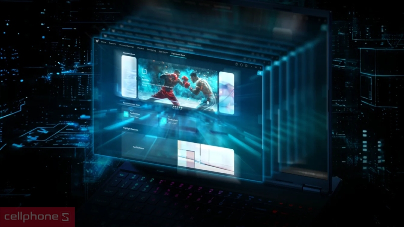 Bộ nhớ RAM và ổ cứng của laptop Acer Gaming Predator Helios Neo 16S AI PHN16S-71-95MS