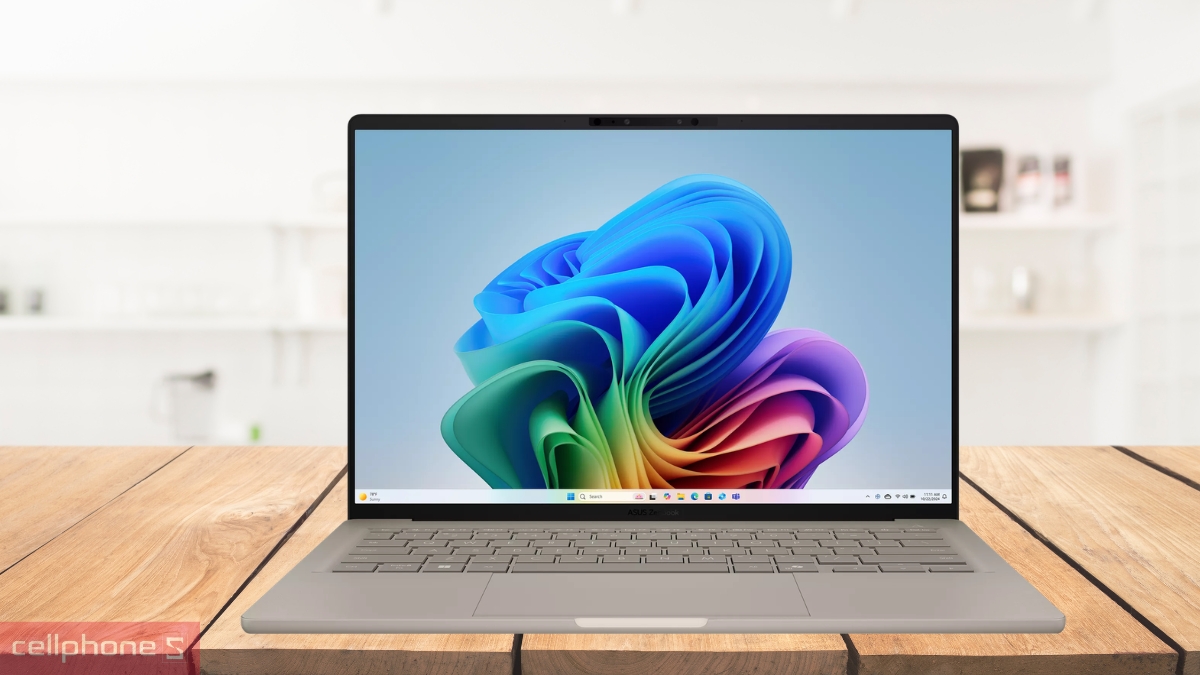 AI trên laptop Asus Zenbook A14 UX3407NA-QD132WS