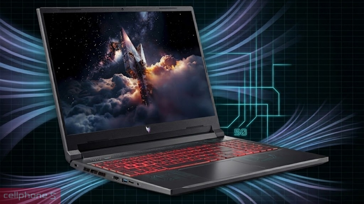 Đồ họa RTX 50 Series Laptop Acer Nitro V 16 Propanel ANV16-72-71T9