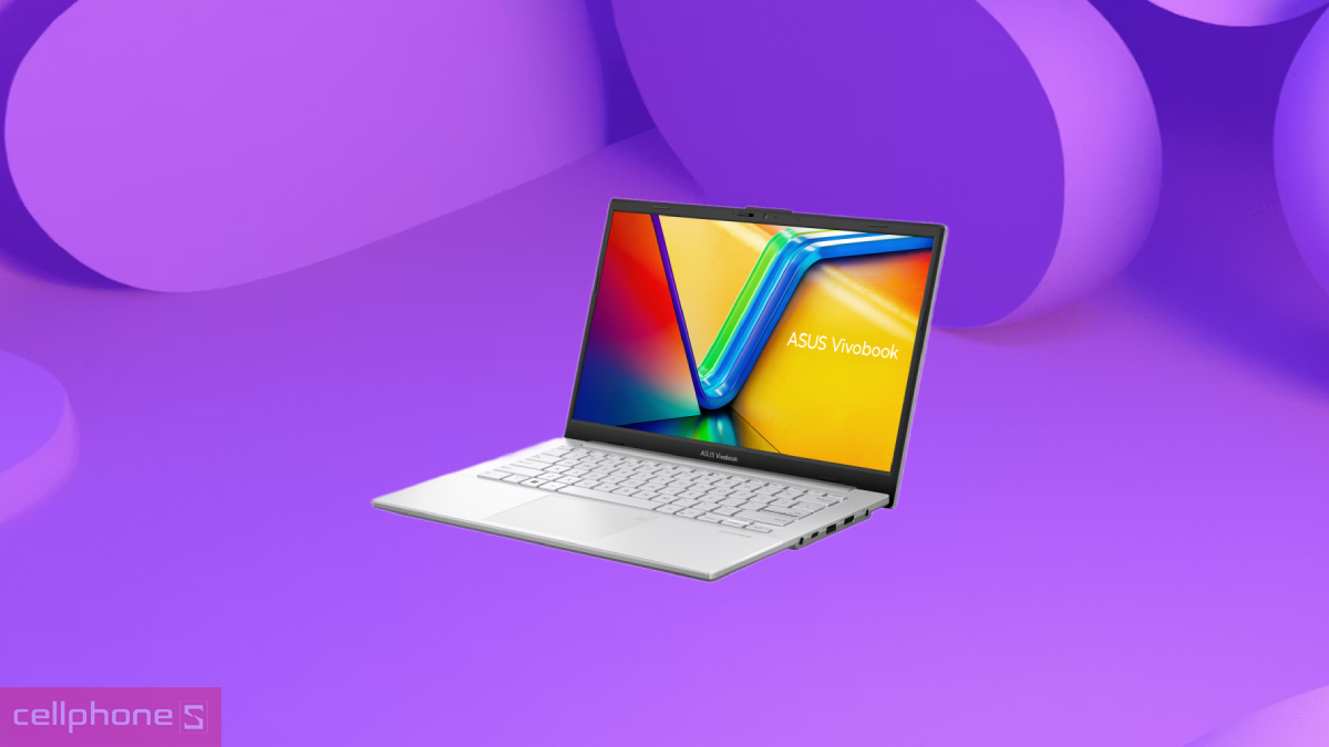 Laptop ASUS Vivobook Go 14 E1404FA-EB012W tích hợp pin dung lượng 42WHrs