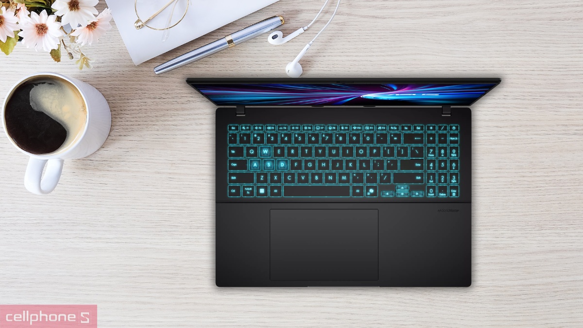 RAM DDR5 và SSD của Laptop ASUS Gaming V16 V3607VJ-TK189W