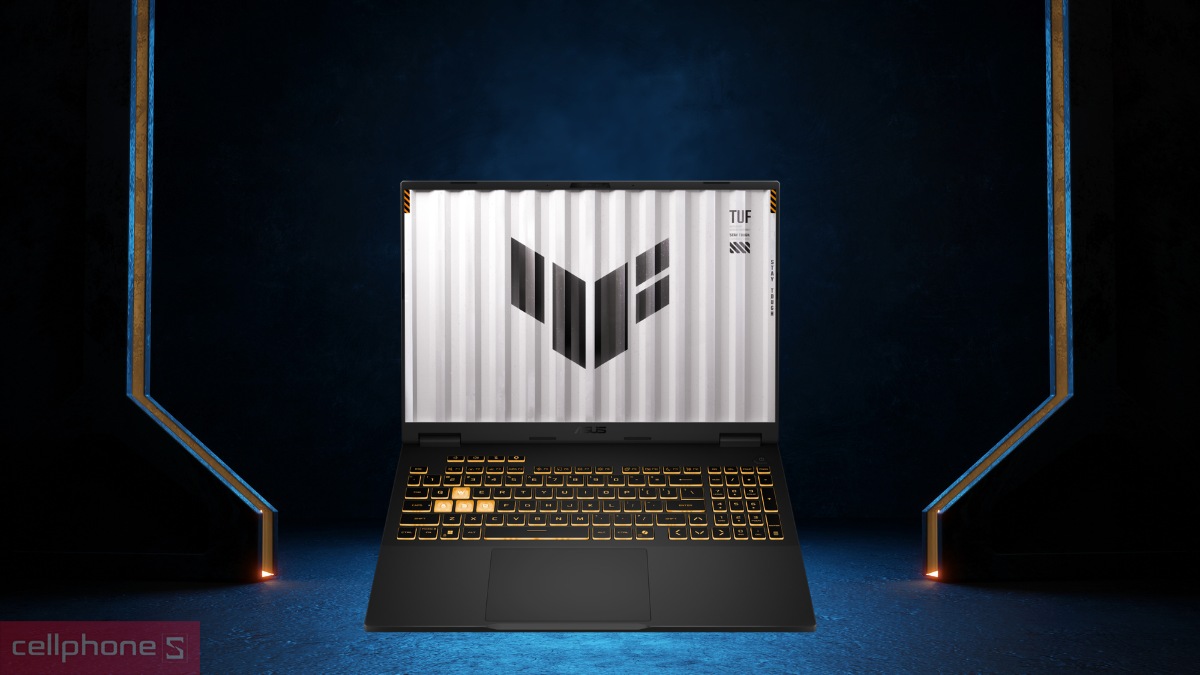 Thiết kế trên laptop ASUS TUF Gaming F16 FX608JHI-TU209W