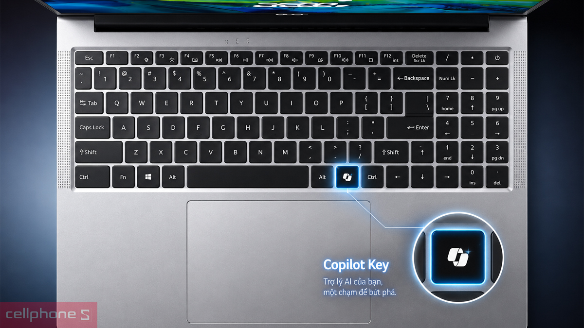 Công nghệ AI laptop Acer Aspire Lite 16 AI AL16-71P-582Q