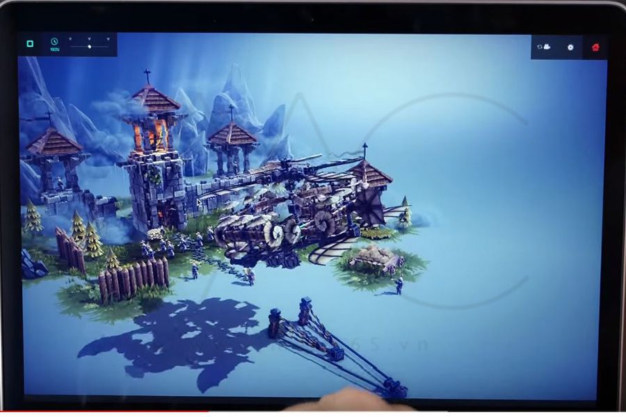 Hình ảnh sống động như vậy đủ làm cho các tín đồ game và Apple gục ngã bởi Macbook 12" 2016