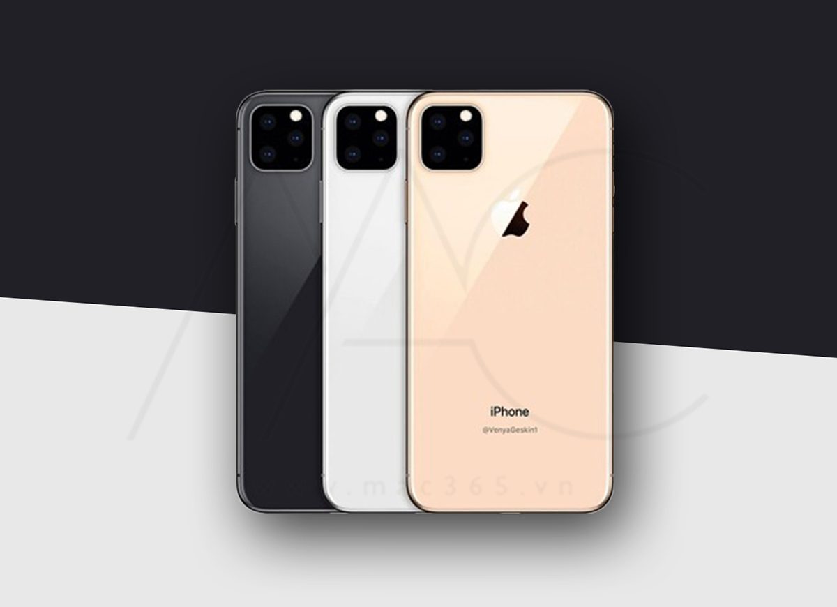 Hình ảnh sản phẩm iPhone 11 2019 được dự kiến ra mắt vào ngày 10.09.2019 với cụm 3 camera đem đến độ sắc nét và góc quay rộng hơn rất nhiều