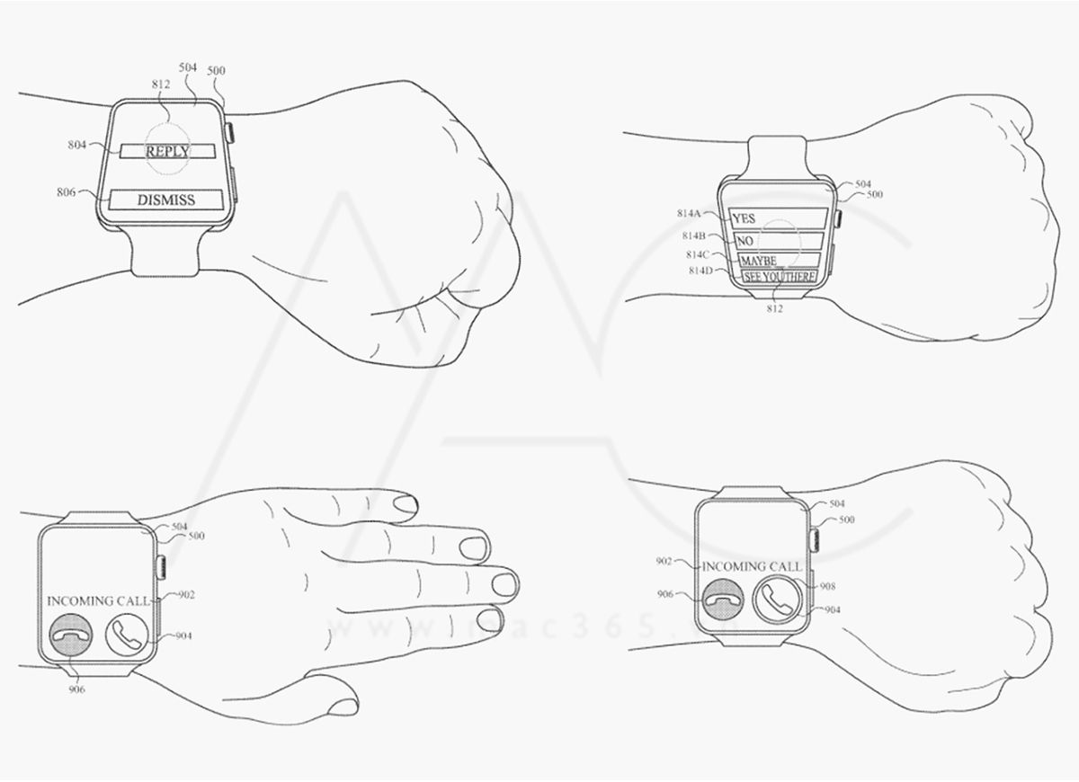 Các bằng sáng chế của Apple được công bố gần đây cho thấy, công ty có thể đang làm việc trên giao diện cử chỉ khai thác công nghệ cảm biến chuyển động bên trong Apple Watch để cho phép người dùng dễ dàng tương tác hơn với giao diện.