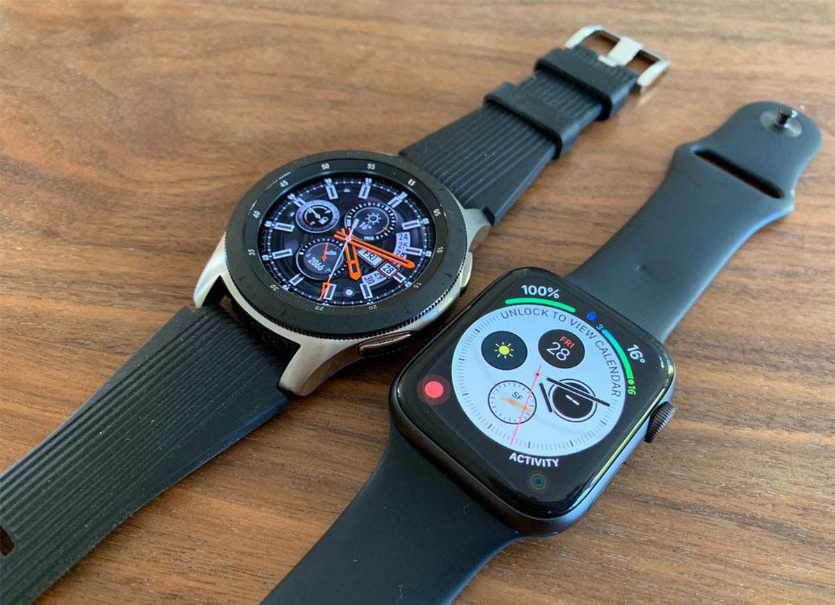 So sánh Apple Watch Series 4 và Samsung Galaxy Watch
