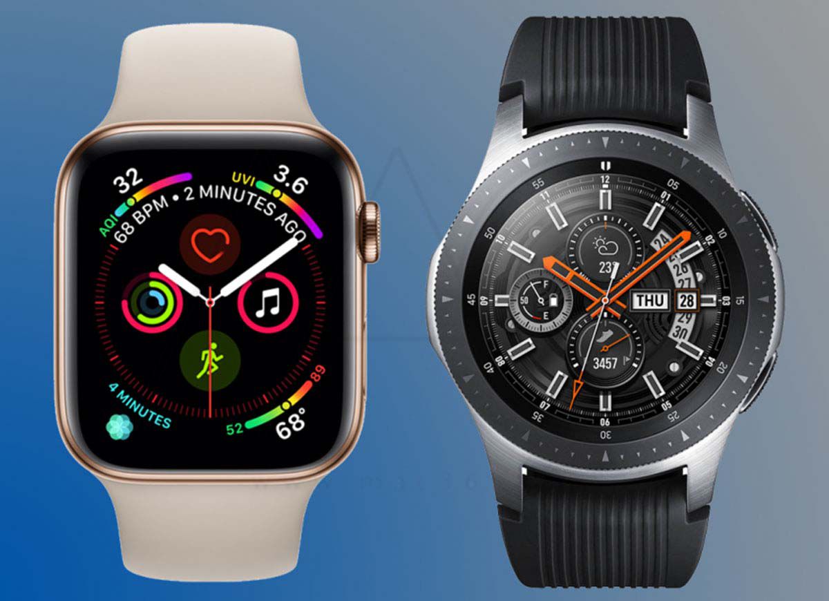 So sánh Apple Watch Series 4 và Samsung Galaxy Watch