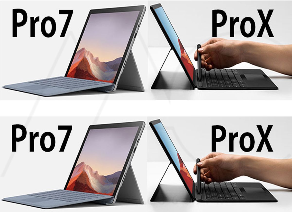 SO SÁNH SURFACE PRO 7 VÀ SURFACE PRO X – CÁI NÀO TỐT HƠN?