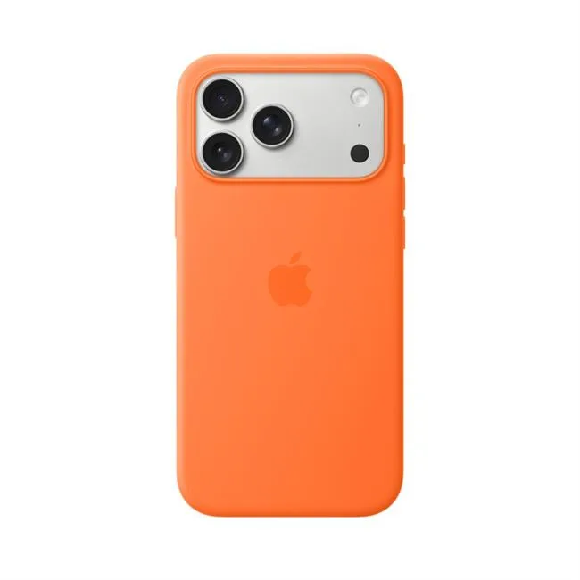 Ốp lưng MagSafe iPhone 17 Pro Max Silicone Apple màu Cam – ảnh 15