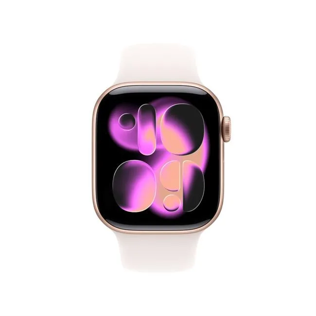 Apple Watch Series 11 GPS 42mm viền nhôm dây thể thao màu Vàng Hồng – ảnh 18
