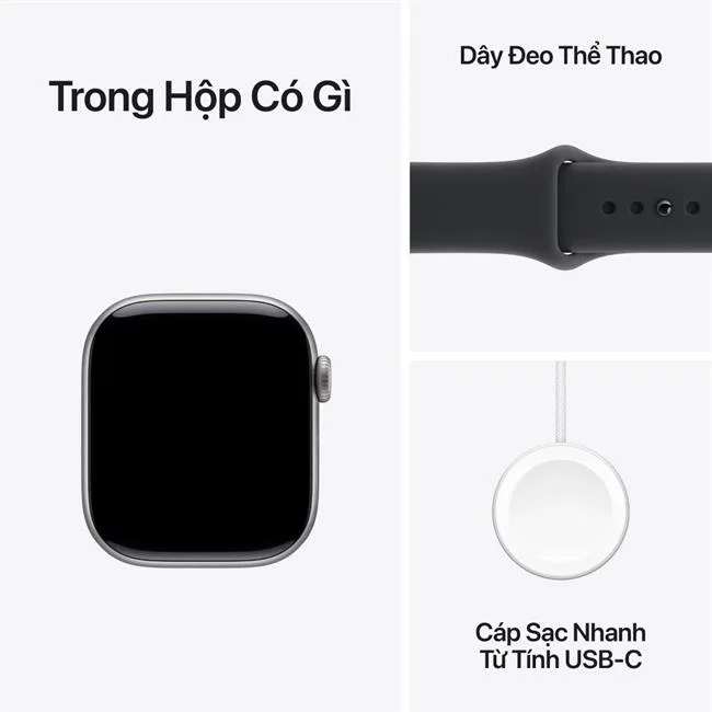 Apple Watch Series 11 GPS 42mm viền nhôm dây thể thao màu Xám – ảnh 8