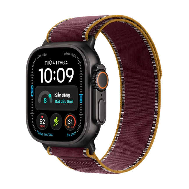 Apple Watch Ultra 4 GPS + Cellular 49mm viền Titanium dây Trail màu Titan đen – ảnh 10