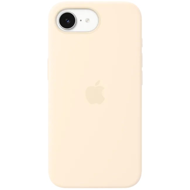 Ốp lưng MagSafe iPhone 17e Silicone Apple màu Kem – ảnh 5