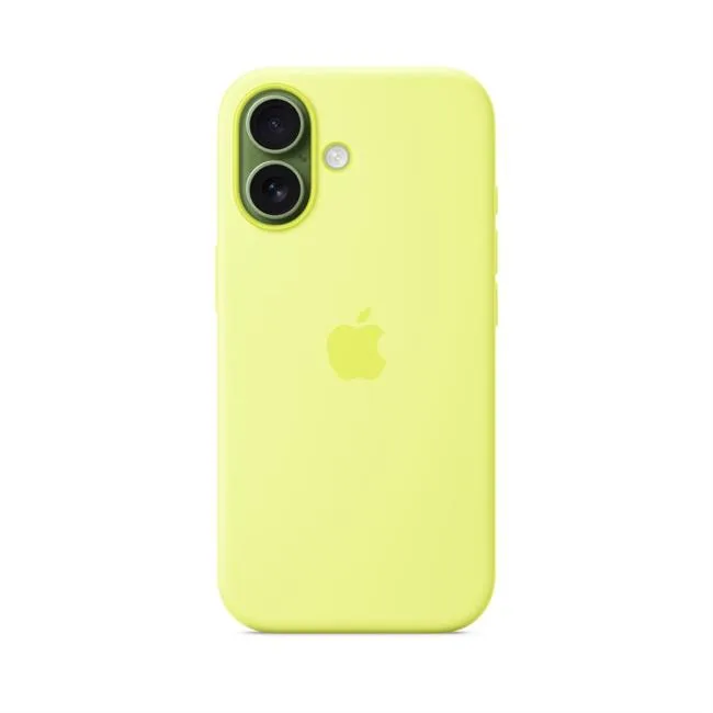 Ốp lưng MagSafe iPhone 17 Silicone Apple màu Vàng nhạt – ảnh 18
